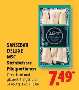 Lidl Sansibar Deluxe MSC Steinbeisser Filetportionen Angebot