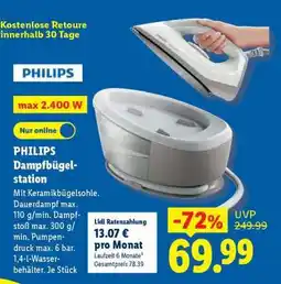 Lidl Philips Dampfbügelstation Angebot