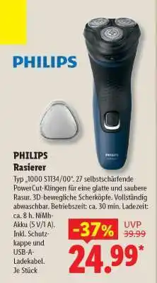 Lidl PHILIPS Rasierer Angebot