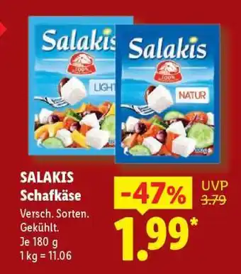 Lidl SALAKIS Schafkäse Angebot