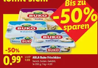 Lidl ARLA Buko-Frischkäse Angebot