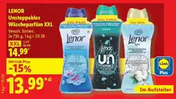 Lidl LENOR Unstoppables Wäscheparfüm XXL Angebot