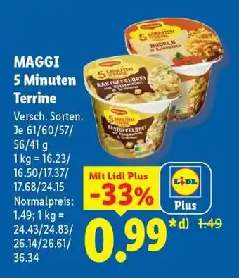 Lidl Maggi 5-Minuten-Terrine Angebot