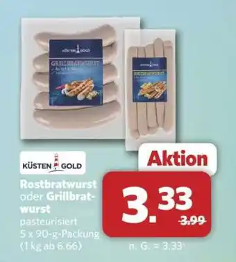 Combi Rostbratwurst oder Grillbratwurst Angebot