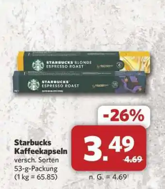 Combi STARBUCKS Kaffeekapseln Angebot
