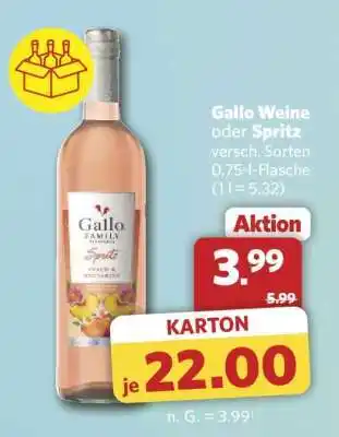 Combi Gallo Weine oder Spritz Angebot