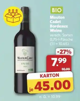 Combi Mouton Cadet Bordeaux Weine Angebot