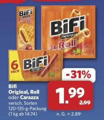 Combi Bifi Original, Roll oder Carazza Angebot