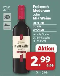 Combi Freixenet Mederano oder Mia Weine Angebot