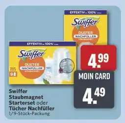 Combi Swiffer Staubmagnet Starterset oder Tücher Nachfüller Angebot