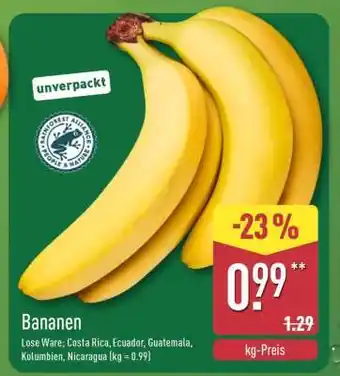 Aldi Nord Bananen Angebot