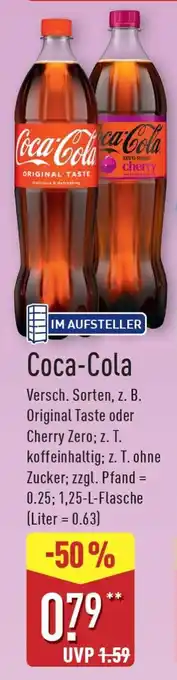 Aldi Nord Coca-Cola Angebot