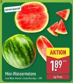 Aldi Nord Mini- Wassermelone Angebot