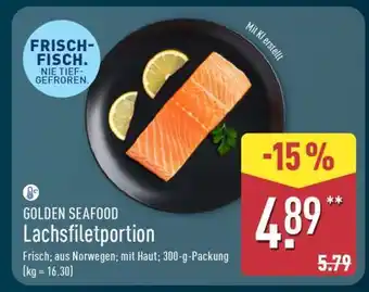 Aldi Nord GOLDEN SEAFOOD Lachsfiletportion Angebot