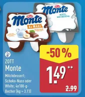 Aldi Nord Zott Monte Angebot