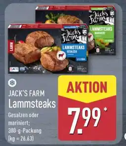 Aldi Nord JACK'S FARM Lammsteaks Angebot