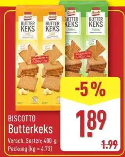 Aldi Nord BISCOTTO Butterkeks Angebot