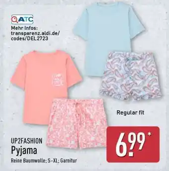 Aldi Nord UP2FASHION Pyjama Angebot