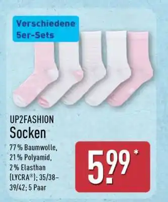 Aldi Nord UP2FASHION Socken Angebot