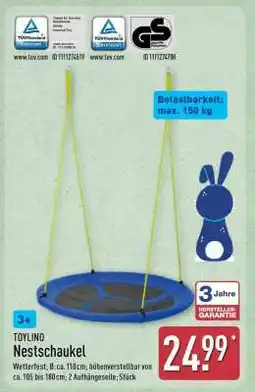 Aldi Nord TOYLINO Nestschaukel Angebot