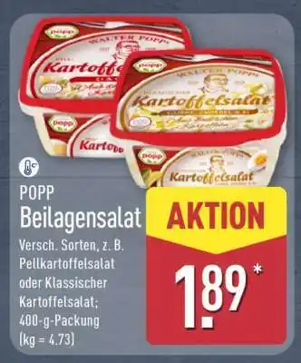 Aldi Nord POPP Beilagensalat Angebot