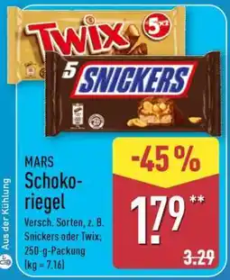 Aldi Nord MARS Schokoriegel Angebot