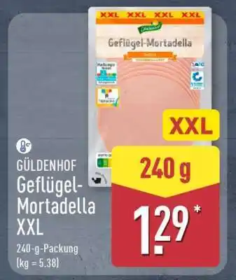 Aldi Nord GÜLDENHOF Geflügel-Mortadella XXL Angebot