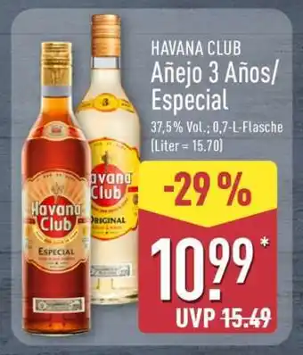 Aldi Nord HAVANA CLUB Añejo 3 Años/Especial Angebot