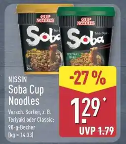 Aldi Nord NISSIN Soba Cup Noodles Angebot