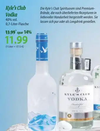 Famila Nord Ost Kyle's Club Vodka Angebot