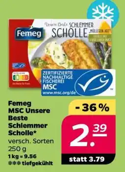NETTO Femeg MSC Unsere Beste Schlemmer- Scholle Angebot