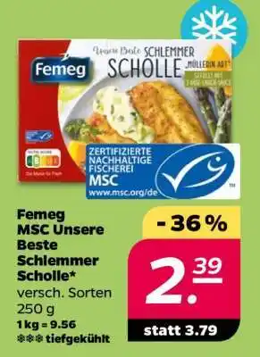 Netto Femeg MSC Unsere Beste Schlemmer- Scholle Angebot