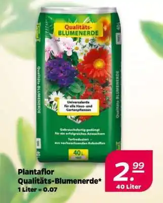 NETTO Plantaflor Qualitäts-Blumenerde Angebot