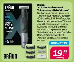NETTO Braun XT5100 Rasierer und Trimmer mit 5 Aufsätzen Angebot