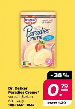 NETTO Dr. Oetker Paradies Creme Angebot