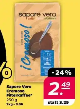 NETTO Sapore Vero Cremoso Filterkaffee Angebot