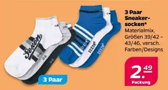 NETTO 3 Paar Sneakersocken Angebot