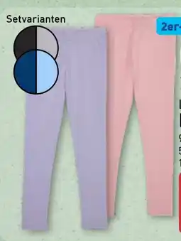 Aldi Nord Lily & Dan Kinder Leggings 2er Angebot
