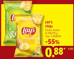 Lidl Lay's chips gesalzen Angebot