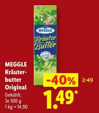 Lidl Meggle kräuterbutter original Angebot