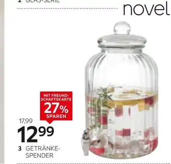 XXXLutz Novel getränkespender Angebot