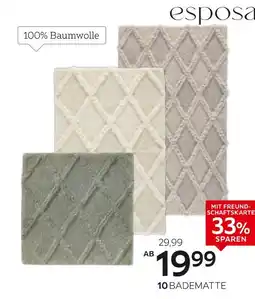 XXXLutz Esposa badematte „verano“ Angebot