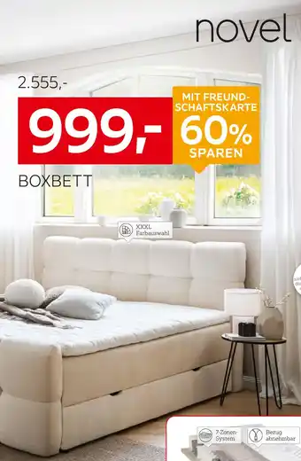 XXXLutz Novel boxbett Angebot