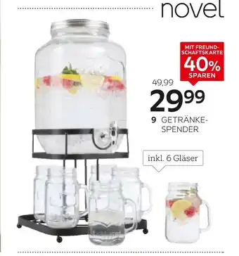 XXXLutz Novel getränkespender „summer“ Angebot