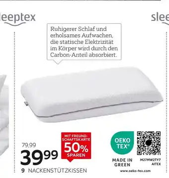 XXXLutz Sleeptex nackenstützkissen „olinda“ Angebot
