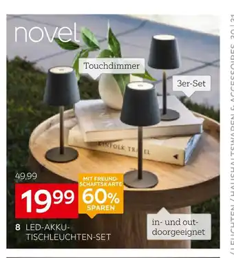 XXXLutz Novel led-akku-tischleuchten-set Angebot