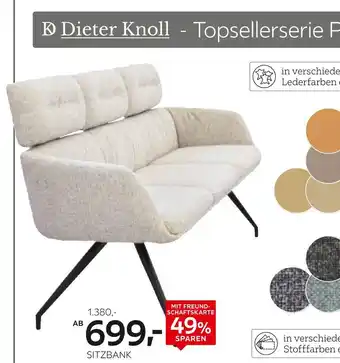 XXXLutz Dieter knoll leder-sitzbank Angebot