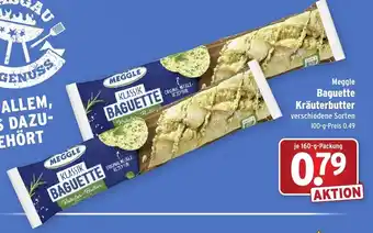 Wasgau Meggle Baguette Kräuterbutter 160g Angebot