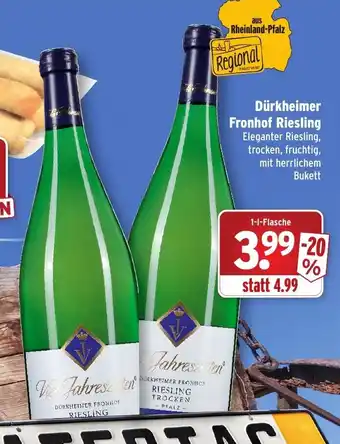 Wasgau Dürkheimer Fronhof Riesling 1L Angebot