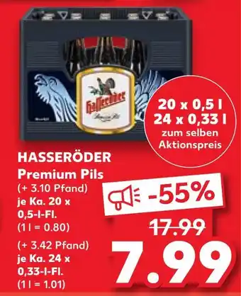Kaufland Hasseröder premium pils Angebot